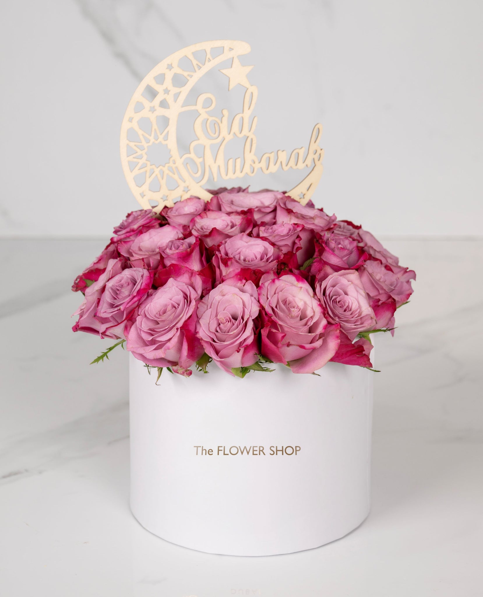 Eid Mubarak Flower Box & Chocolates