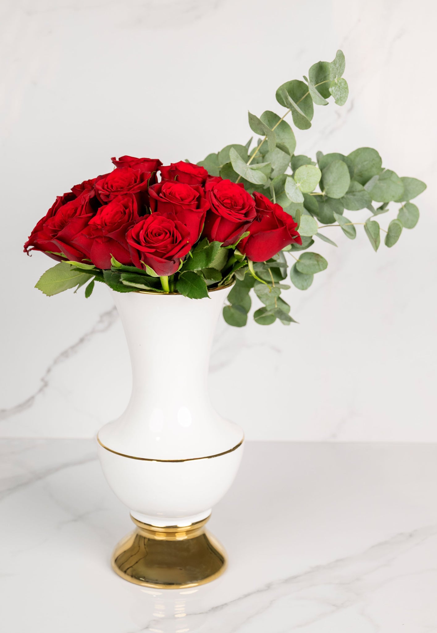 Elegant Flower Arrangement in a Vase